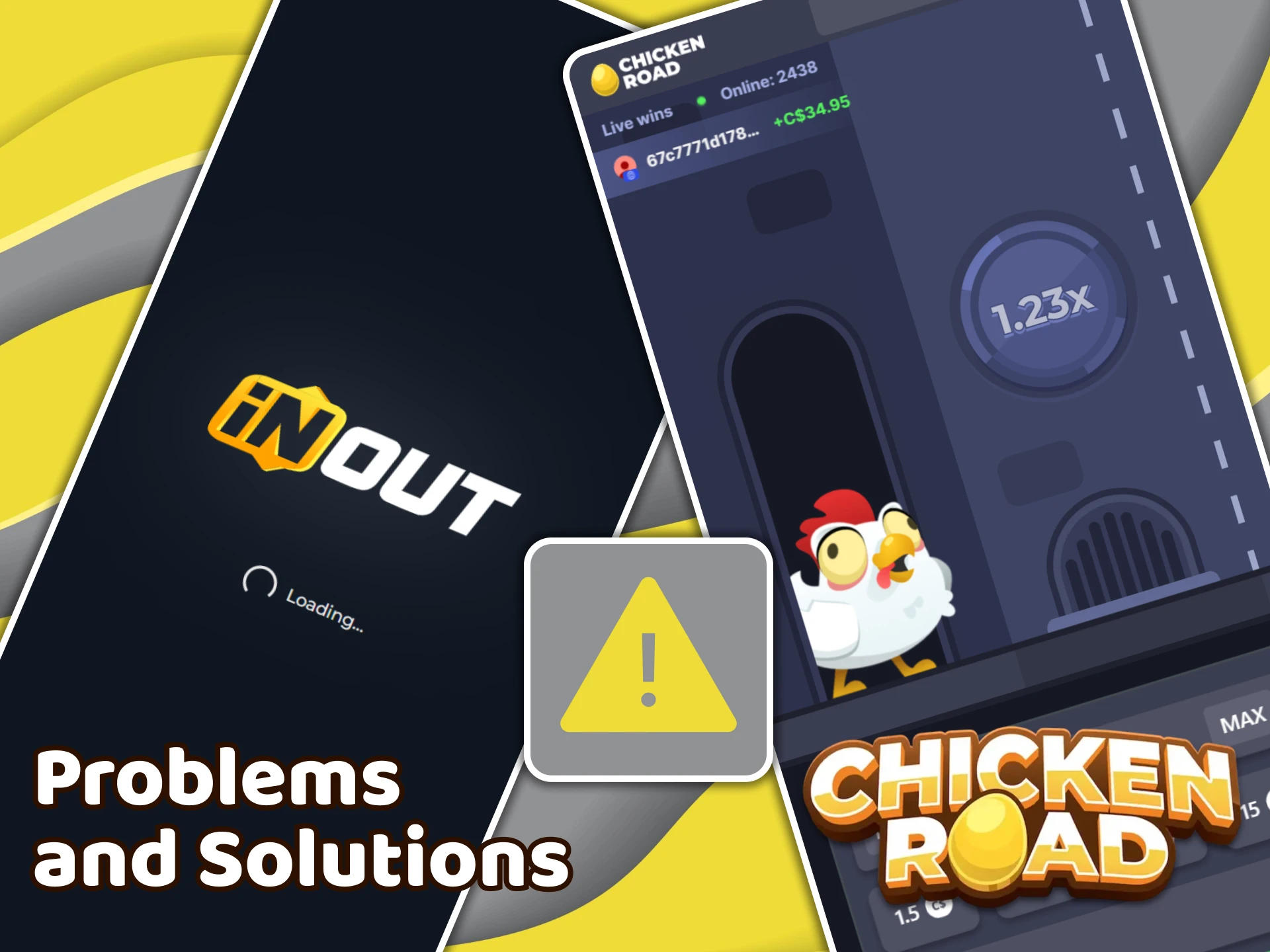 Find out about the problems you might encounter while playing Chicken Road and find ways to solve them.