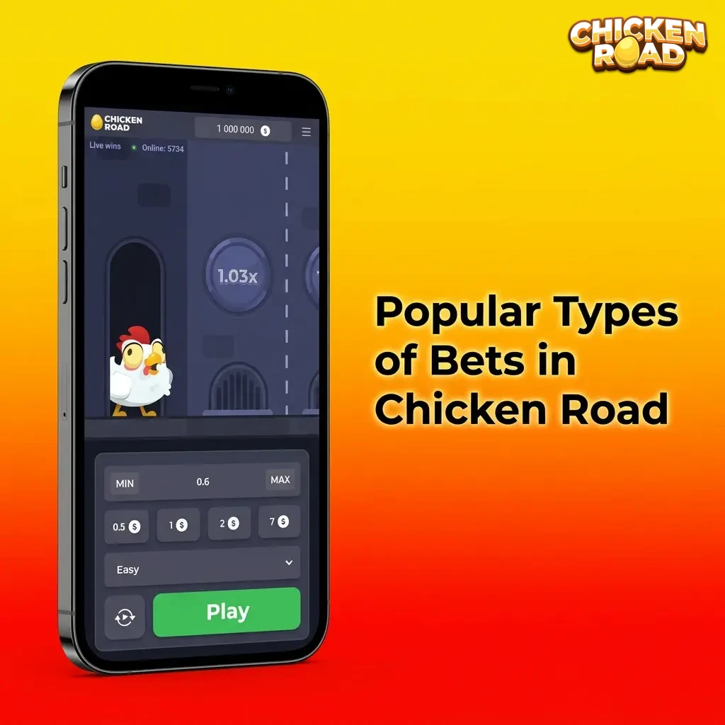 Chicken Road game interface showing single, multi-bet, auto-bet, and auto-cashout betting options for different player styles