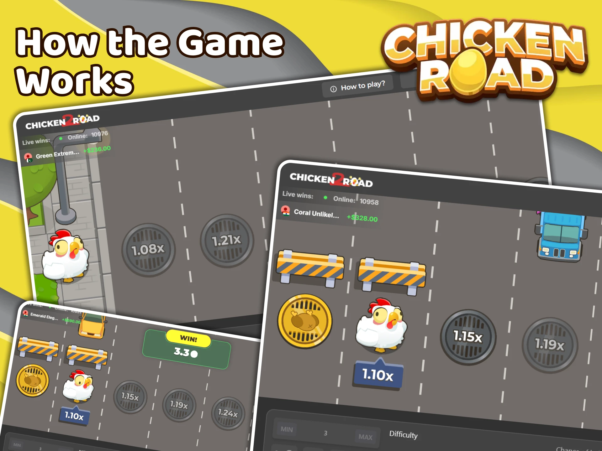 Learn more about how the game Chicken Road 2 works.