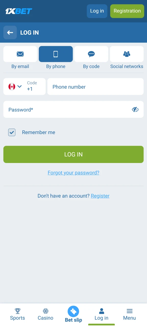 Enter your credentials and log in to your account to start playing Chicken Road.