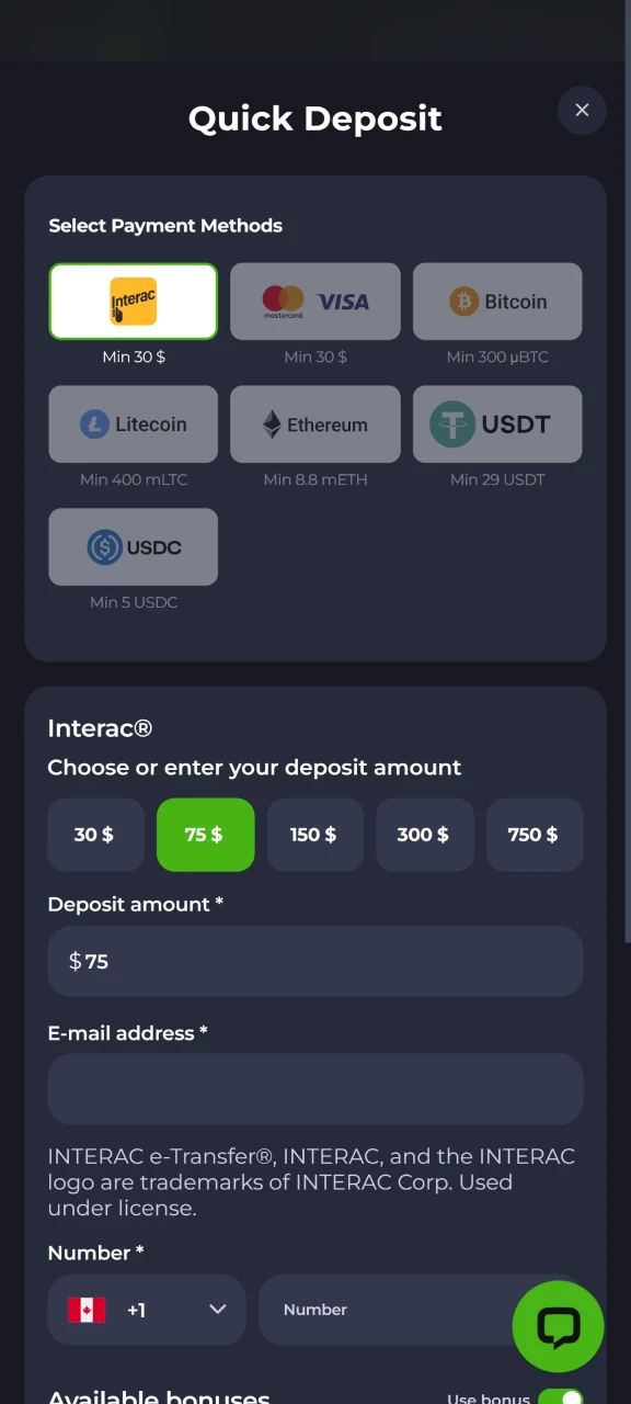 Choose a payment method and top up your JeetCity account to play Chicken Road.
